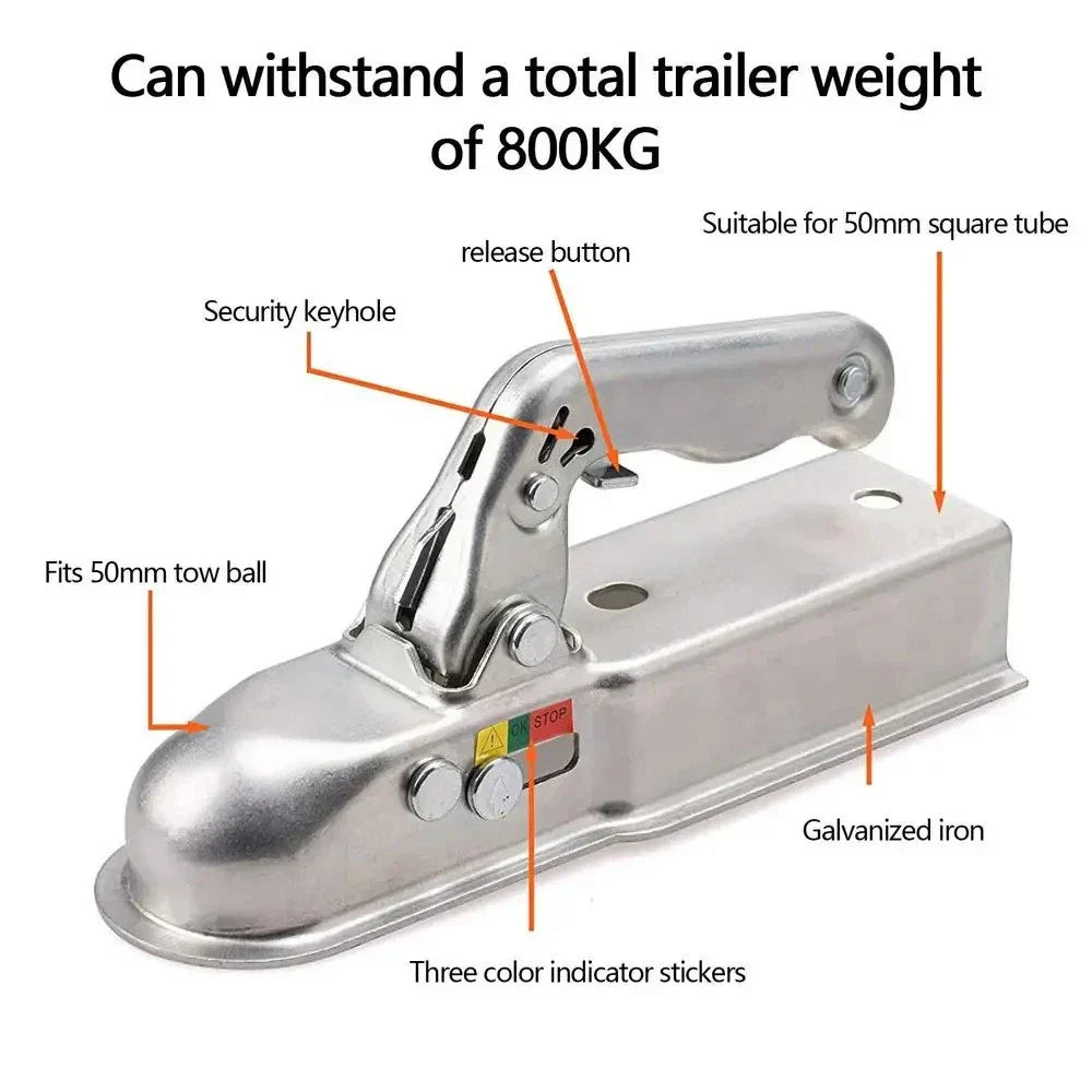50mm Towball Protector for Trailer (Fits Various Models)
