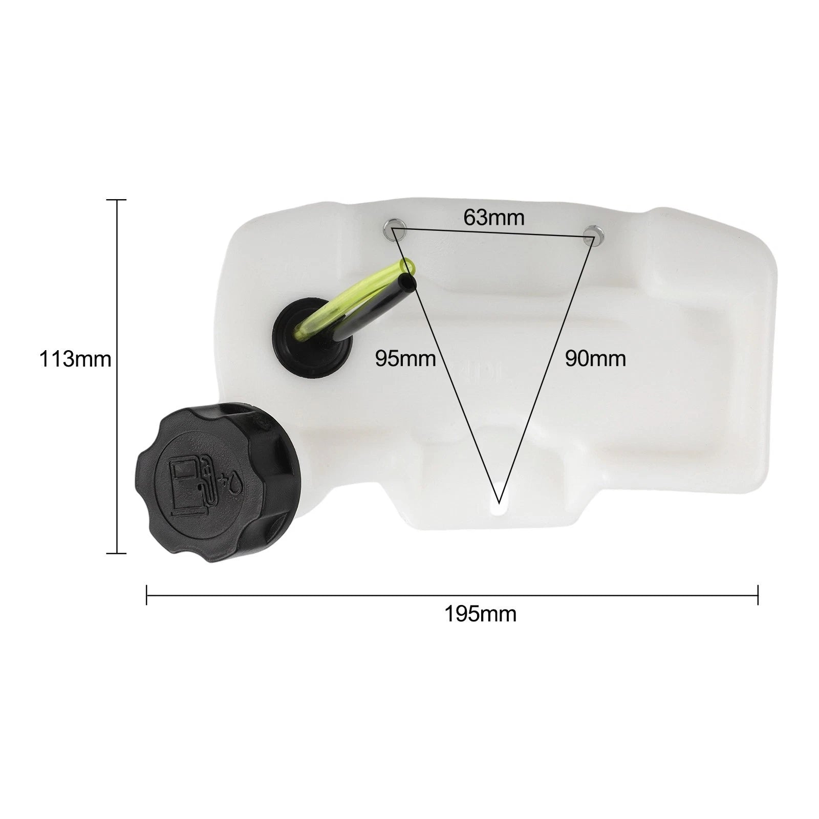 Fuel Tank Assembly for Mower 1E34F (Optimized Performance)
