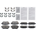 Set of 8 Ceramic Brake Pads for Nissan Maxima (2004–2008)