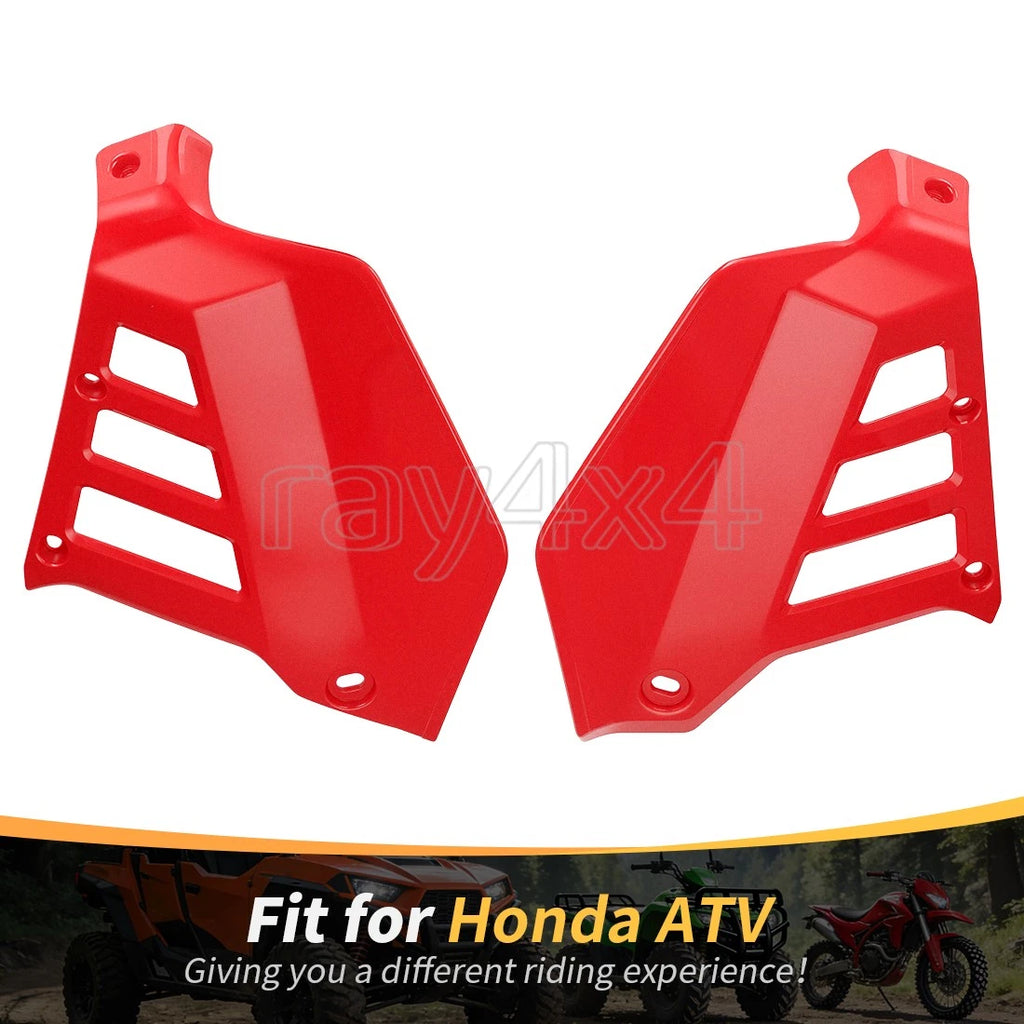 2Pcs Red Radiator Shrouds for Honda ATC250R (1985–1986)