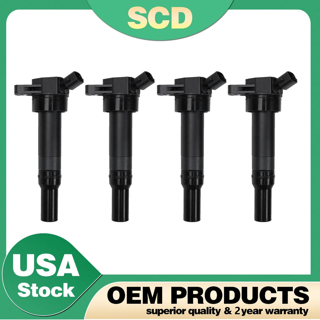 Set of 4 Ignition Coils for Hyundai Tucson Elantra Kia Soul (2011–2017) UF651