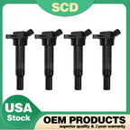 Set of 4 Ignition Coils for Hyundai Tucson Elantra Kia Soul (2011–2017) UF651