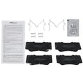 Front Brake Pads Set for Lexus GX460 (2010–2023), GX470 (2003–2009), Toyota Hilux (2010)