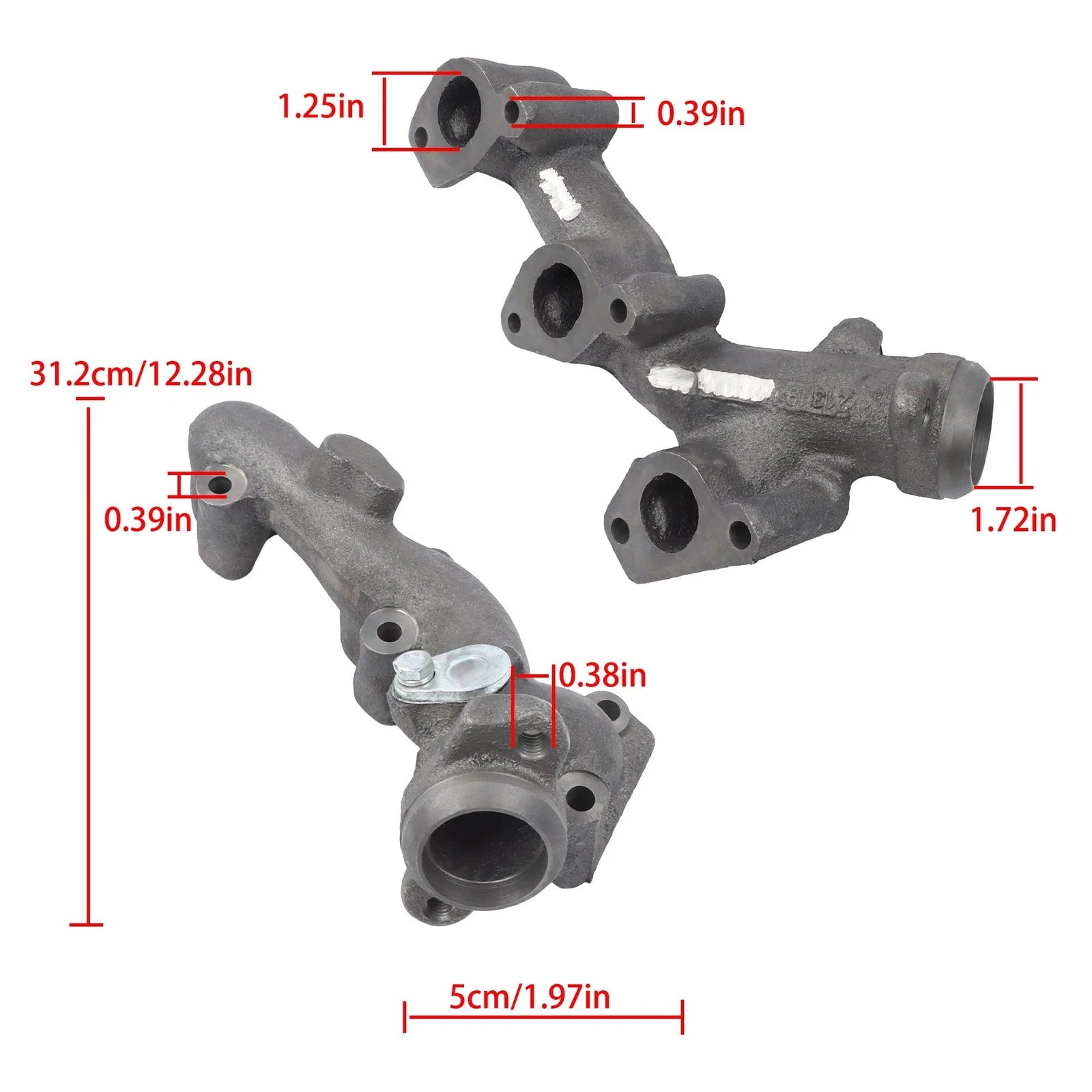 Left Exhaust Manifold Kit for Ford Ranger (1991–1995) 3.0L V6 F37Z9431H