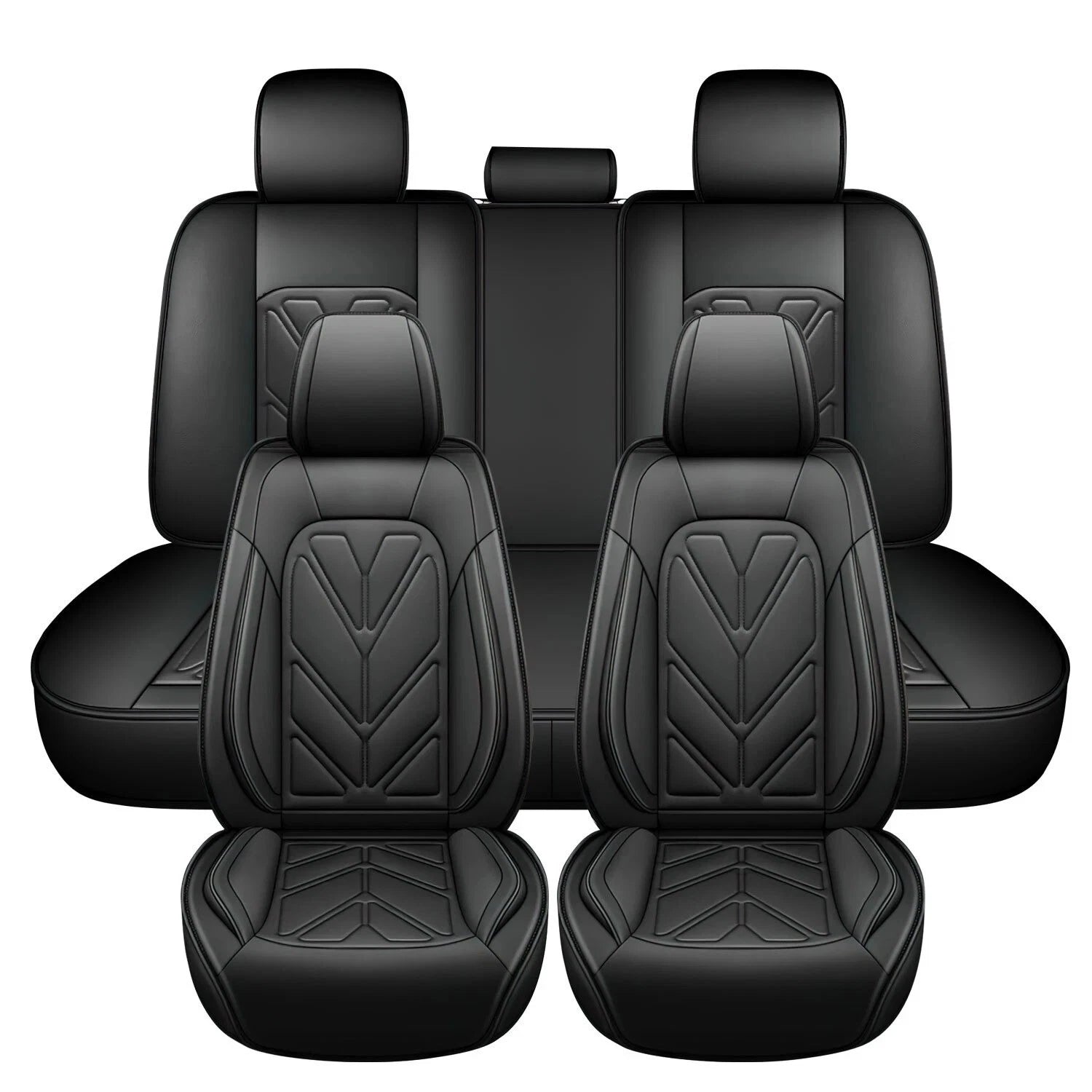 Luxury Leather Car Seat Covers for Nissan (5-Seats)