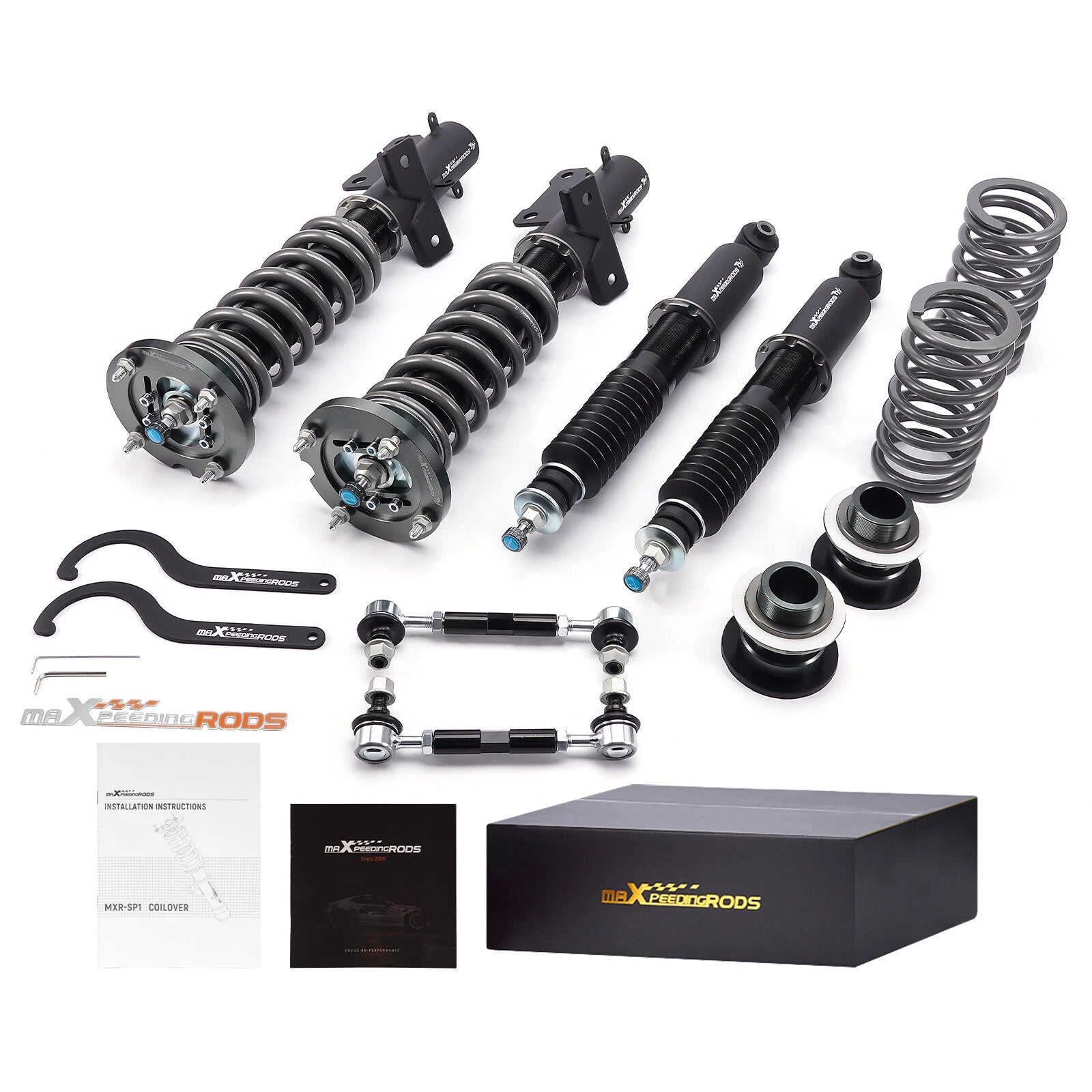 Coilover Shocks Kit for Ford Mustang (2005-2014) 24 Way Adjustable
