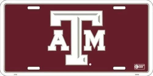 Texas A&M Aggies Logo Car Tag License Plate for Auto (NCAA)