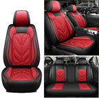 Full Set of Luxury Leather Car Seat Covers for Nissan