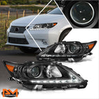 OE Style LED DRL Projector Headlights for Lexus ES300h/ES350 (2013–2015)