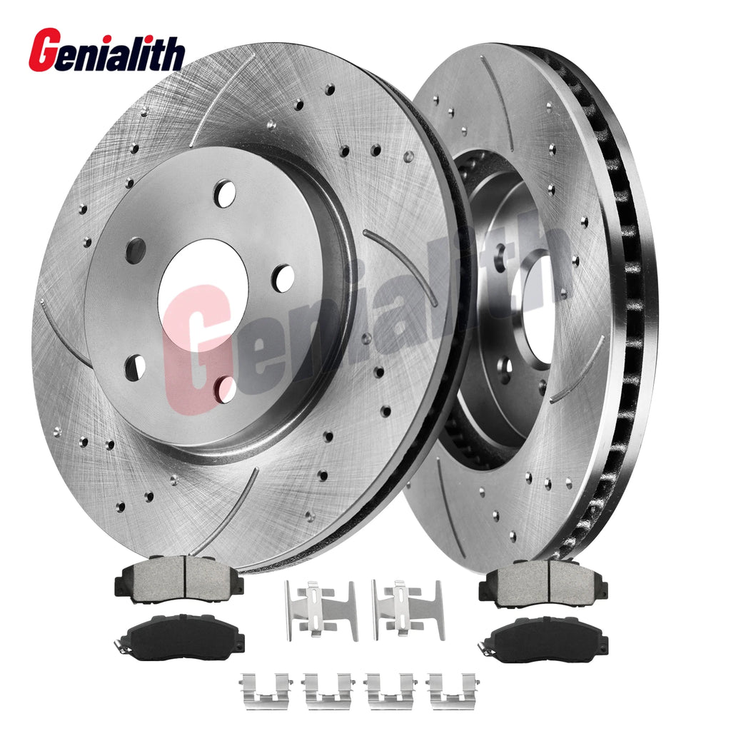 Front Brake Rotors & Ceramic Pads Kit for Honda Accord (1998–2002)