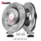 Front Brake Rotors & Ceramic Pads Kit for Honda Accord (1998–2002)