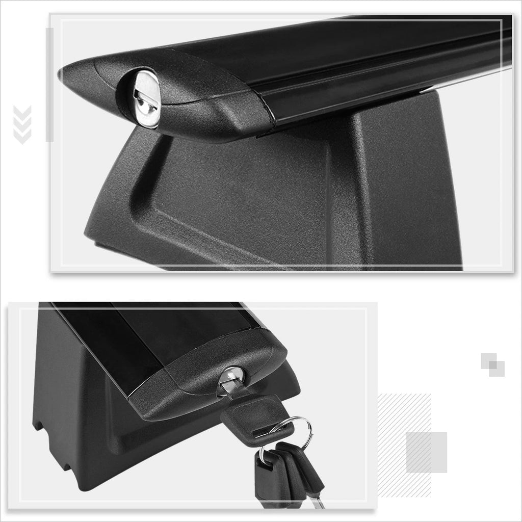 Matte Black Side Skirts for Ford Mustang (2015–2017)