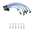 NGK Wire Set & 6 Laser Iridium Spark Plugs for Ford Ranger Sable Taurus (1995–2005)