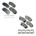 Akebono ProACT Front & Rear Ceramic Disc Brake Pad Kit for Sportage (2010)