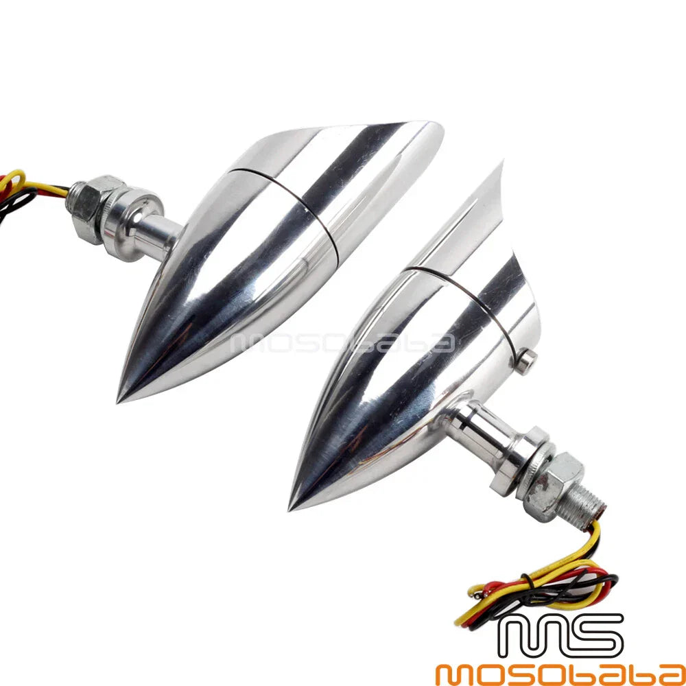 LED Motorcycle Bullet Turn Signal Lights for Harley Softail Iron 883/1200