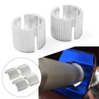 Set of 4 Handlebar Mount Risers Clamp Conversion Shims for Motorcycles