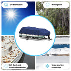 Pontoon Boat Canvas Storage Cover for 21'-24' (Fits Heavy Duty)