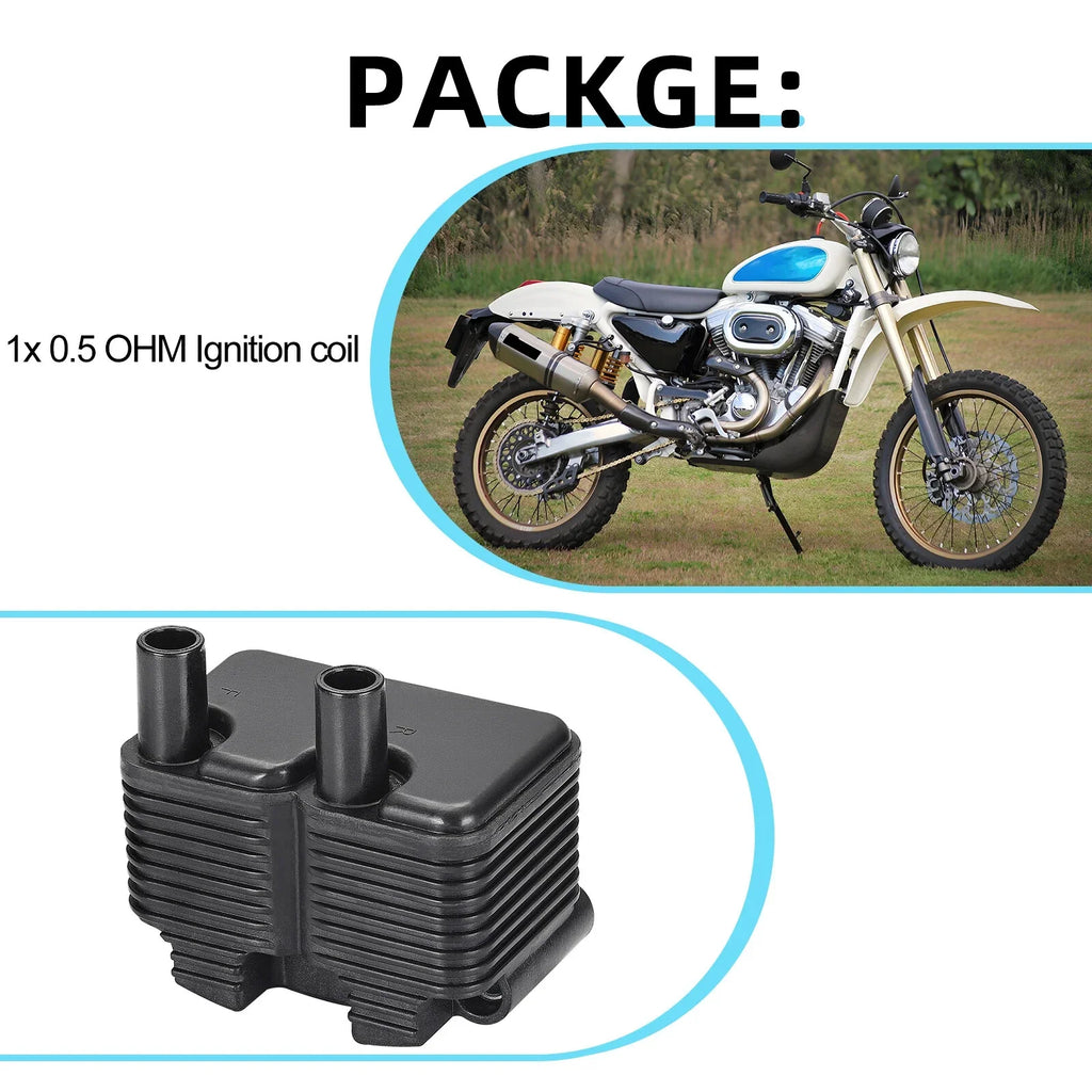 Ignition Coil 0.5 OHM for Fat Boy/Heritage Softail (2000–2006)