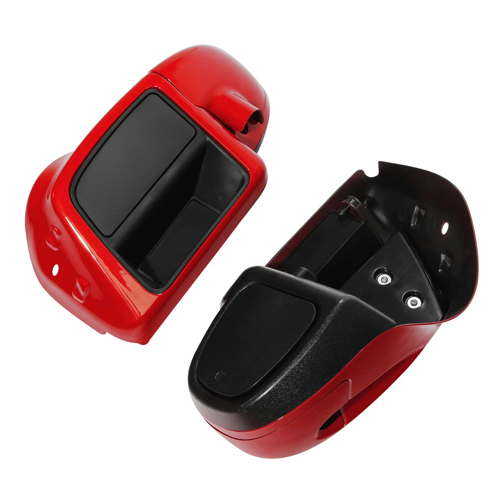 Lower Vented Fairings for Harley CVO Street Glide (2014–2024) Wicked Red