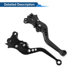 Adjustable Short Brake Clutch Levers for BMW R Nine T (2014–2016) - Black