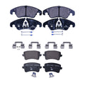 Disc Brake Pad Kit for Audi Q5 (2018–2021) - Hella 8DB 355 001-001, 8DB 355 001-002