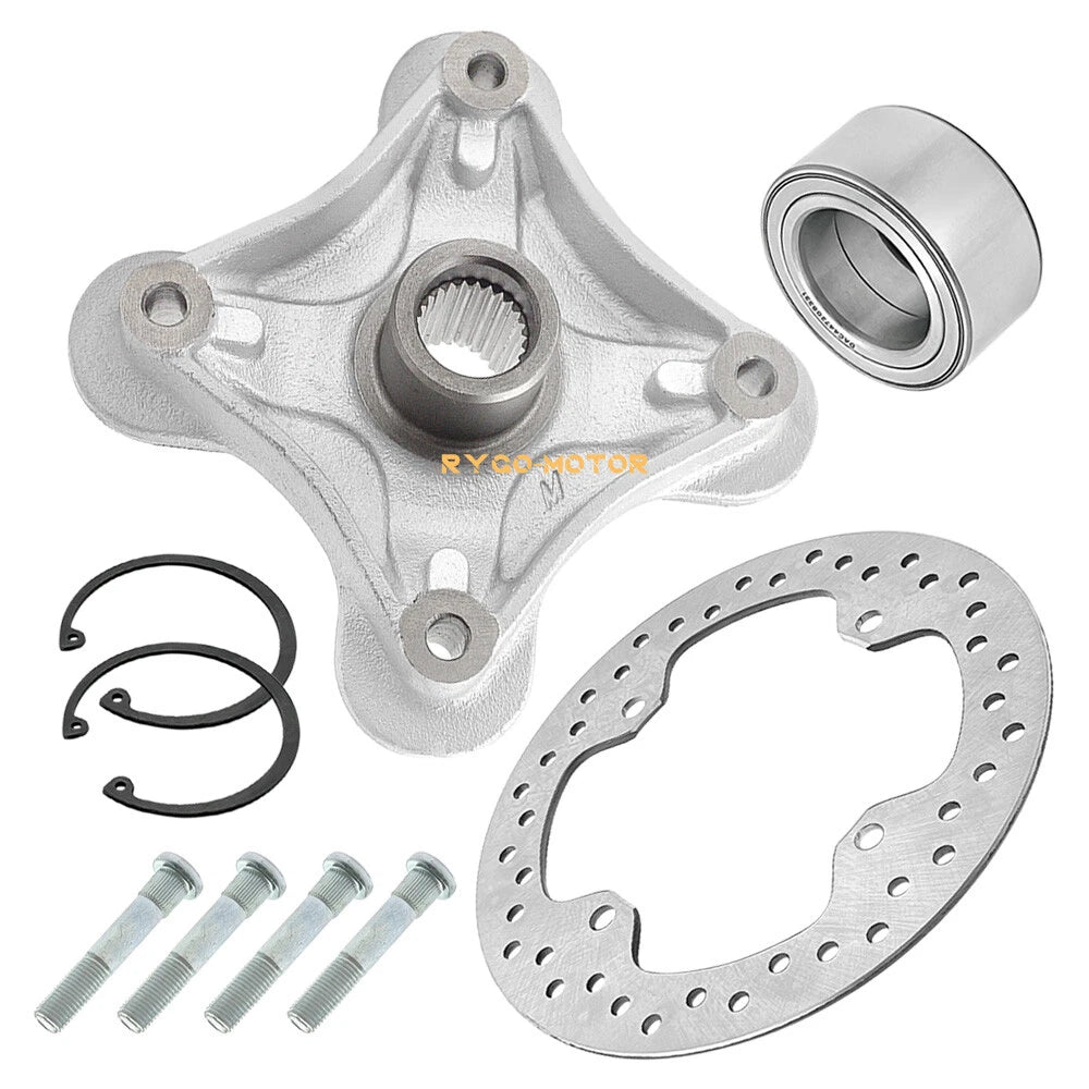 Rear Wheel Hub & Bearing & Brake Rotor Kit for Polaris Sportsman (2009–2021)