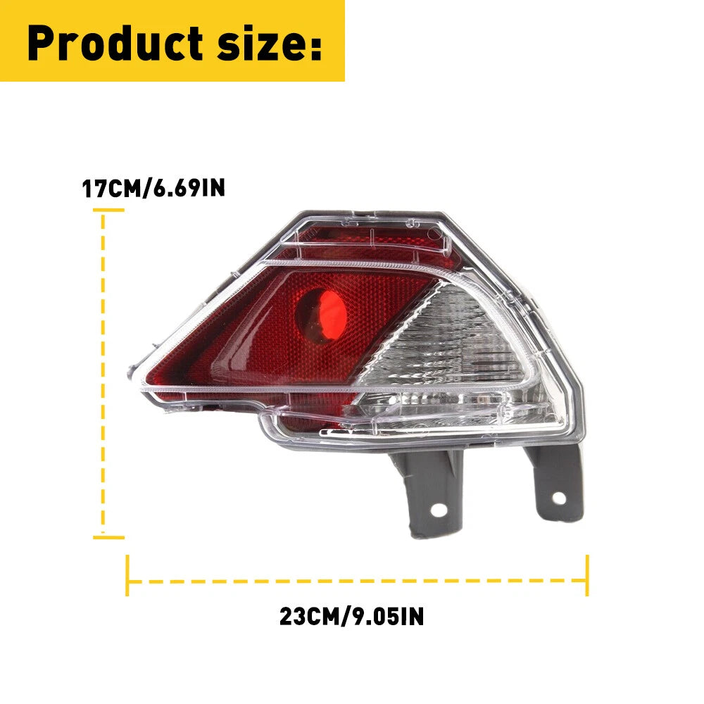 Rear Right Passenger Bumper Reflector Light for Toyota RAV4 (2016–2018)