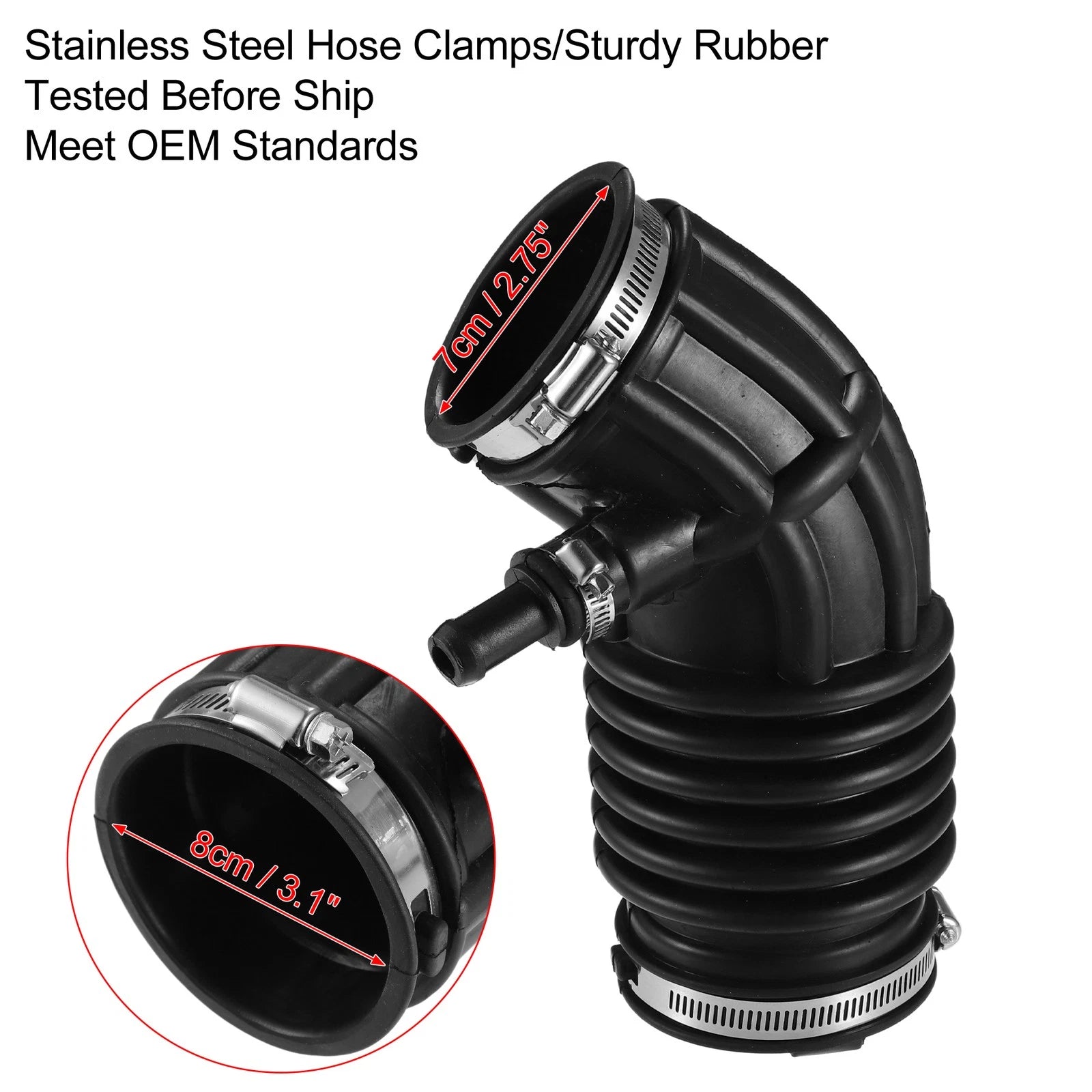 Air Intake Tube Hose Replacement No. 16576JA000 for Nissan Altima (2007–2013)
