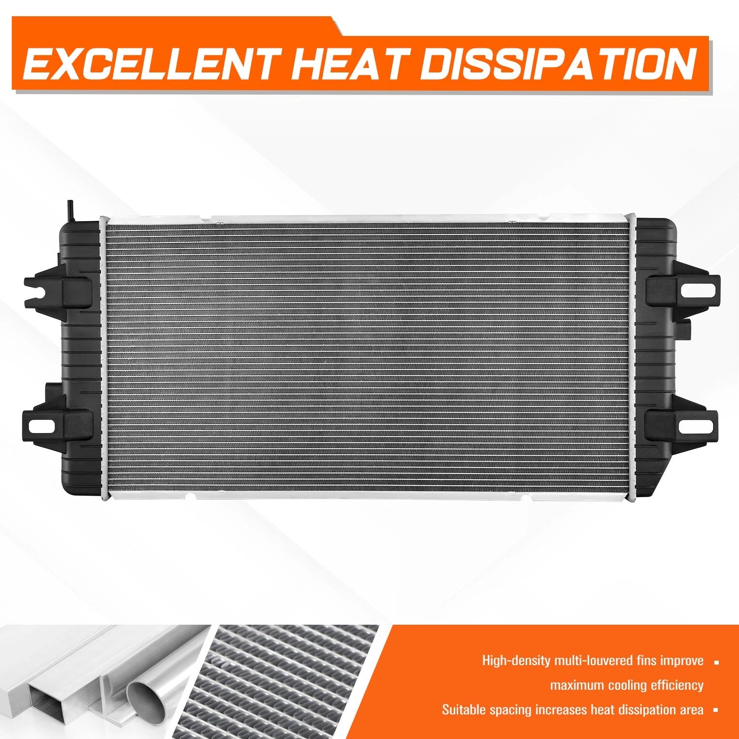 Aluminum OE Style Radiator for Express/Savana 2500-4500 (2006–2022) DPI-2935