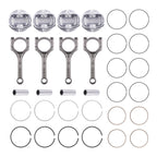 Set of 4 Connecting Rod and Piston Kit for Hyundai Kia Accent Rio (2012–2016)