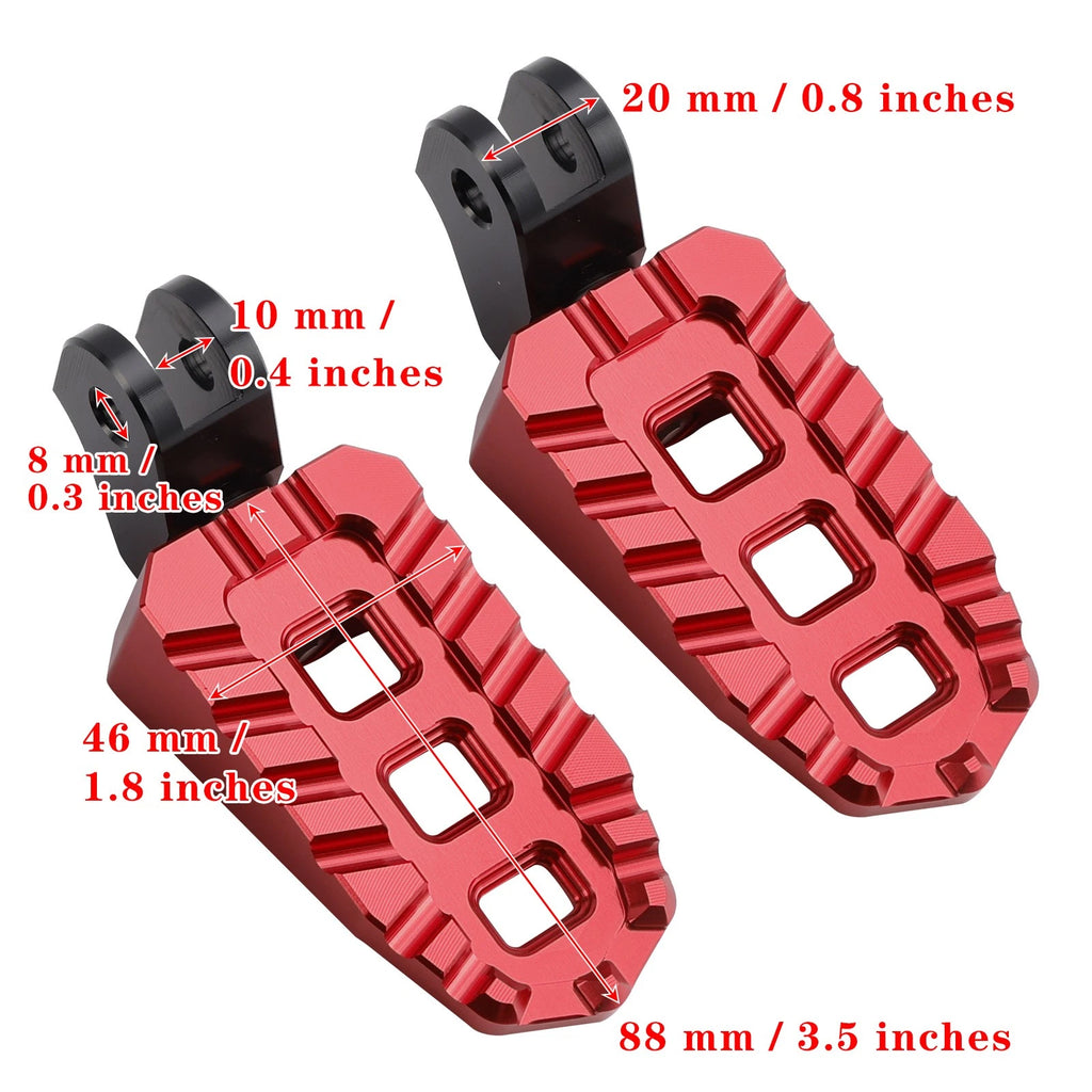 Front Footrests Foot Pegs for Scrambler 400X (2023–2024)