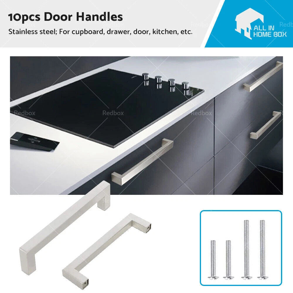 Stainless Steel Drawer Pulls for Kitchen Cabinets (Set of 4)