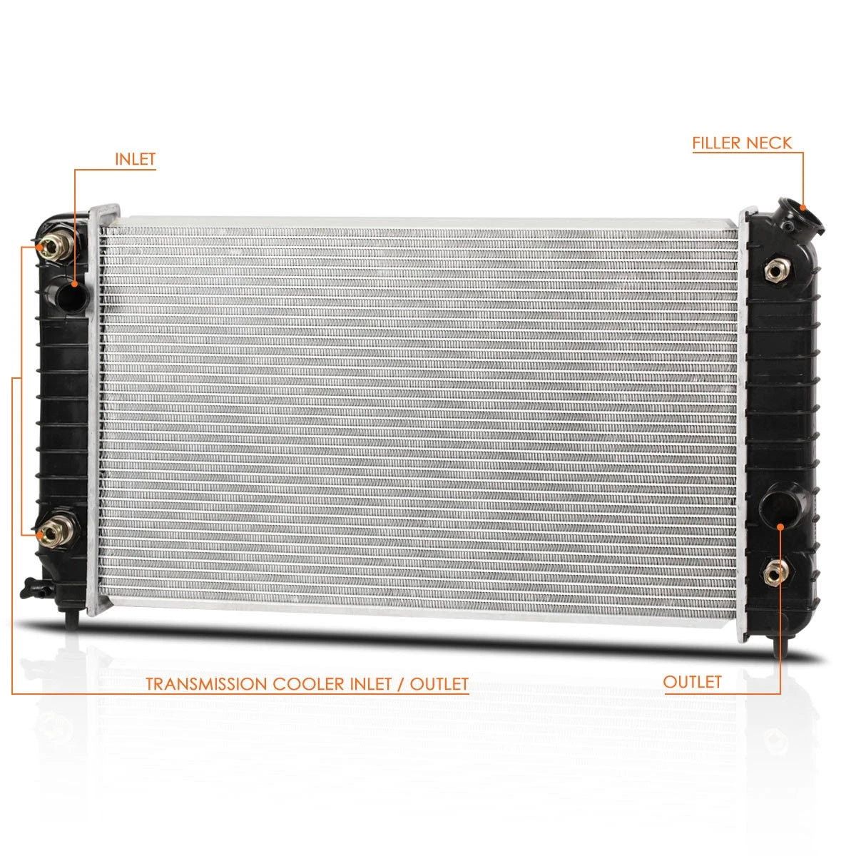 Aluminum Core Cooling Radiator for Genesis Coupe 3.8 (2010–2014)
