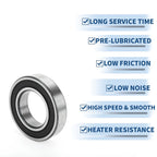 Deep Groove Ball Bearing 50x90x20mm for Scooter Skateboard (1 Pc)