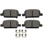 Set of Rear Ceramic Brake Pads for Chevrolet Malibu (2016–2022)