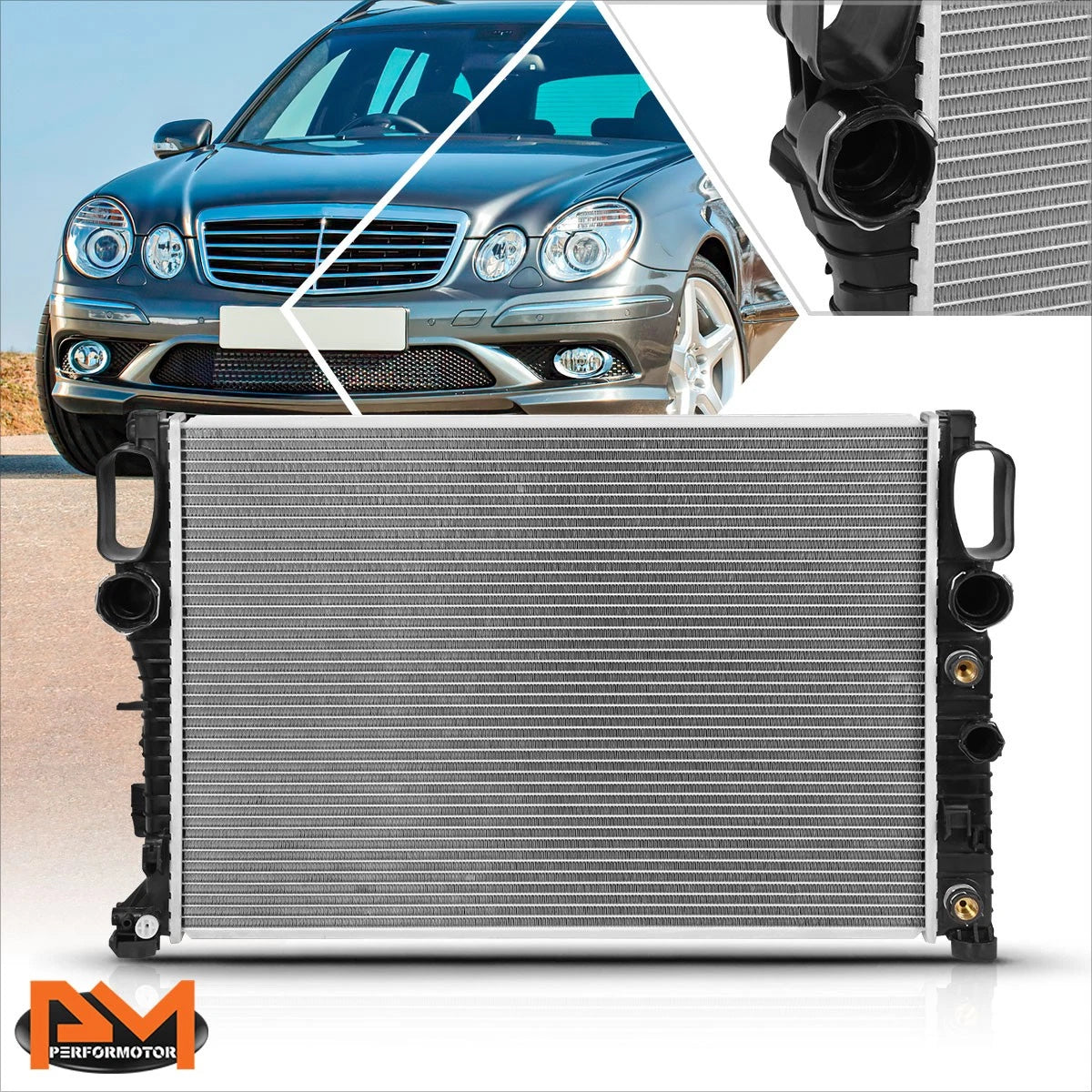 Aluminum Cooling Radiator DPI-2868 for Mercedes-Benz E320 E350 (2003–2009)