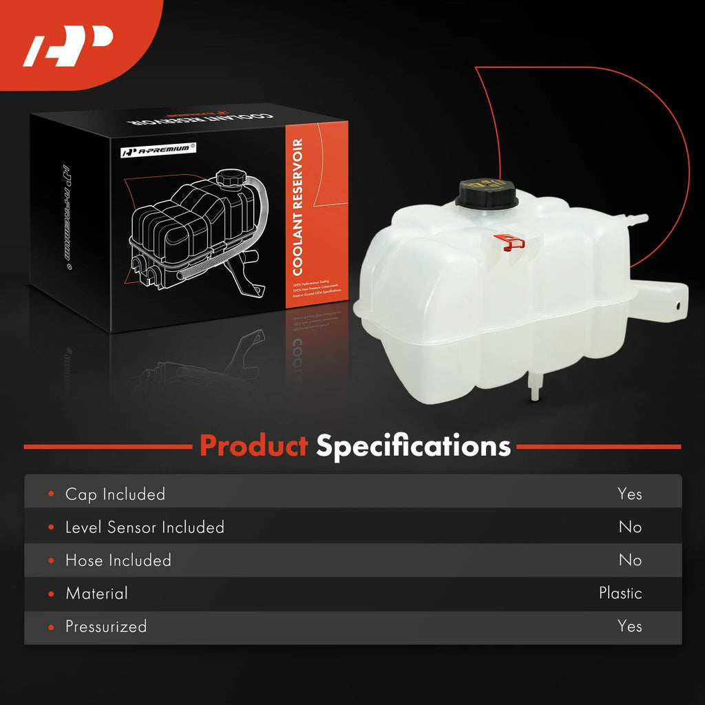 Radiator Coolant Reservoir with Cap for Ford Ranger (2019–2023)