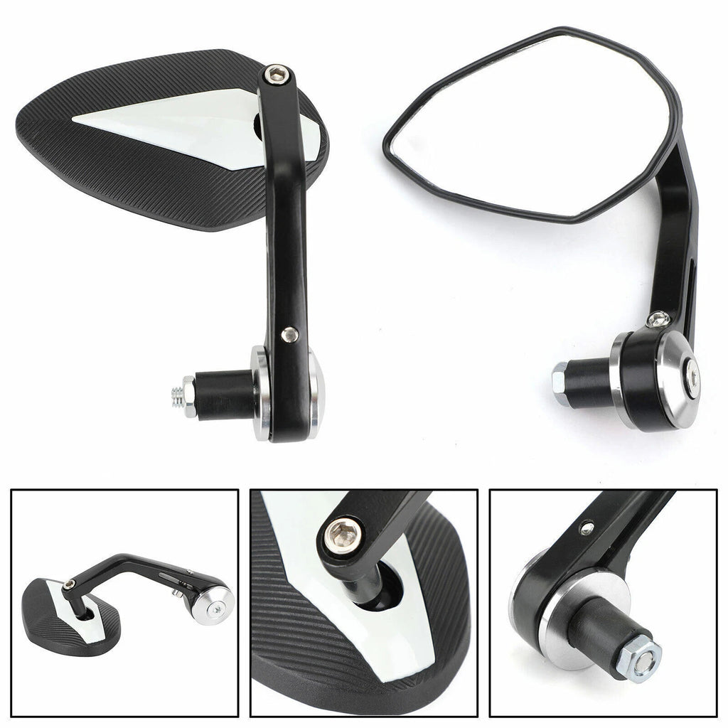 Handle Bar End Mirrors for Kawasaki Z1000 Z900 Z800 Z650 (2017–2023)