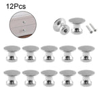 12X Silver Zinc Alloy Drawer Cabinet Pull Handles for Furniture