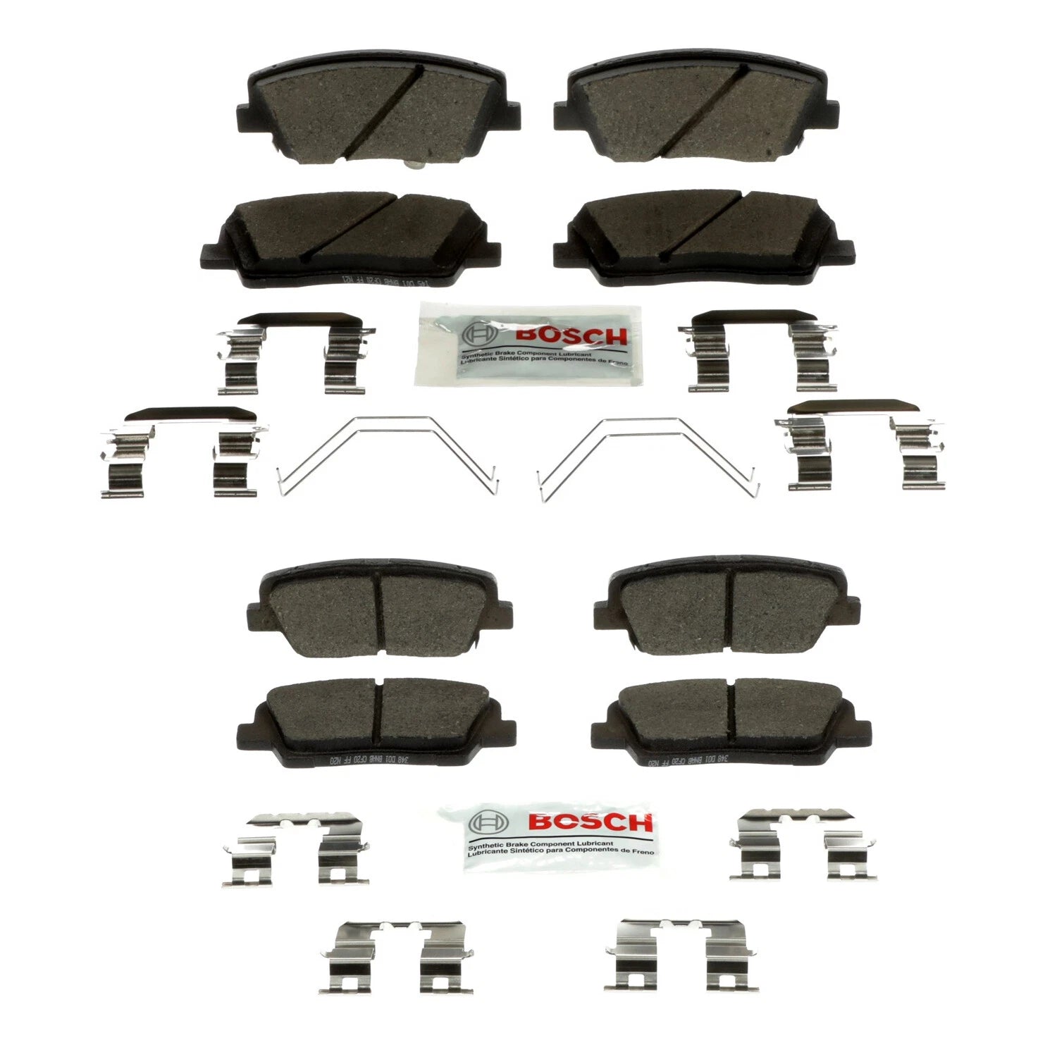 Bosch Blue Ceramic Disc Brake Pad Kit for Genesis G70, Kia Stinger (2019–2023)