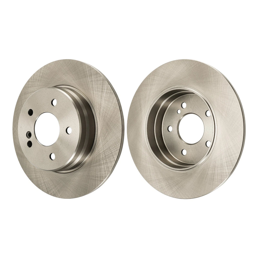 Rear Solid Rotors for Mercedes-Benz CLK430 (1999–2000) with Ceramic Pads
