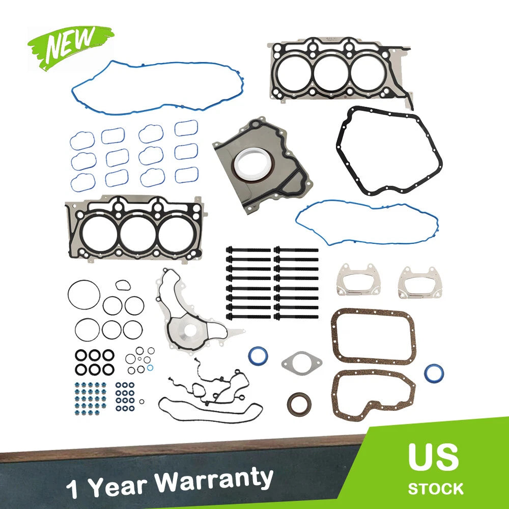 Full Head Cover Gasket Set for Chrysler Dodge Jeep Ram 3.6L (2011–2016)