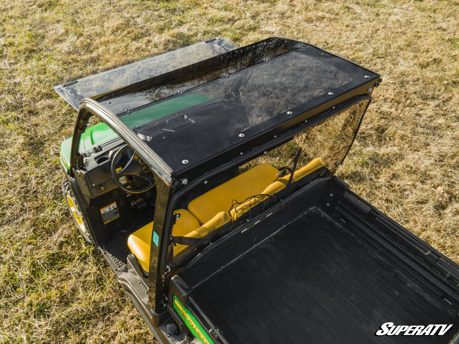 SuperATV Heavy Duty Tinted Roof for John Deere Gator 835/865 (2018–Present)