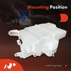 Windshield Washer Reservoir with Pump and Cap for Toyota Highlander (2004-2007)