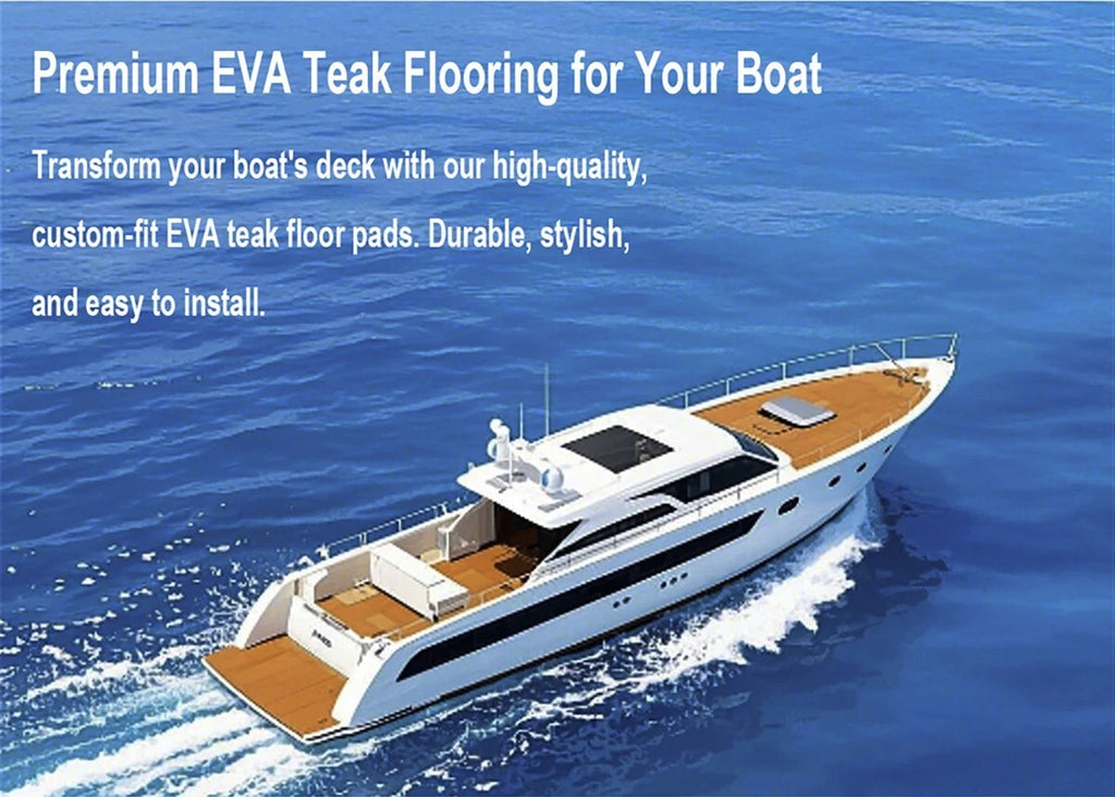 EVA Pads for Glastron 205 GX (2004) - Foam Teak Deck Floor Color #7