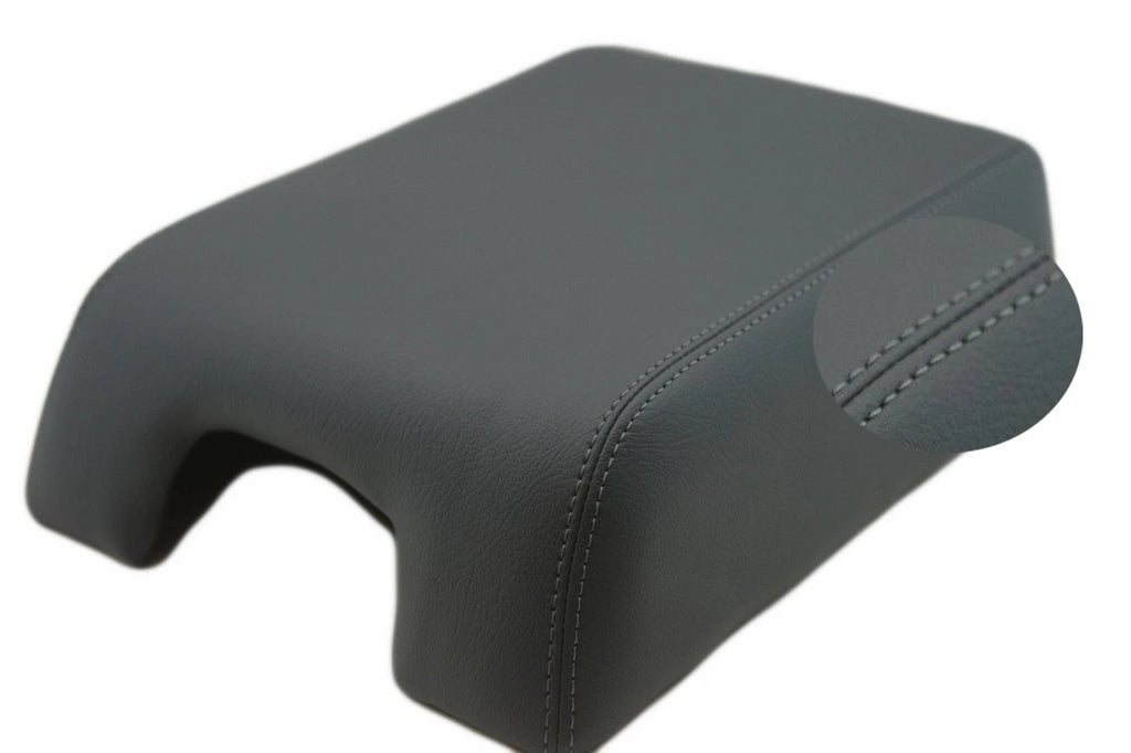 Center Console Armrest Cover for Ford F150 Lariat (2004–2008) Gray Leather