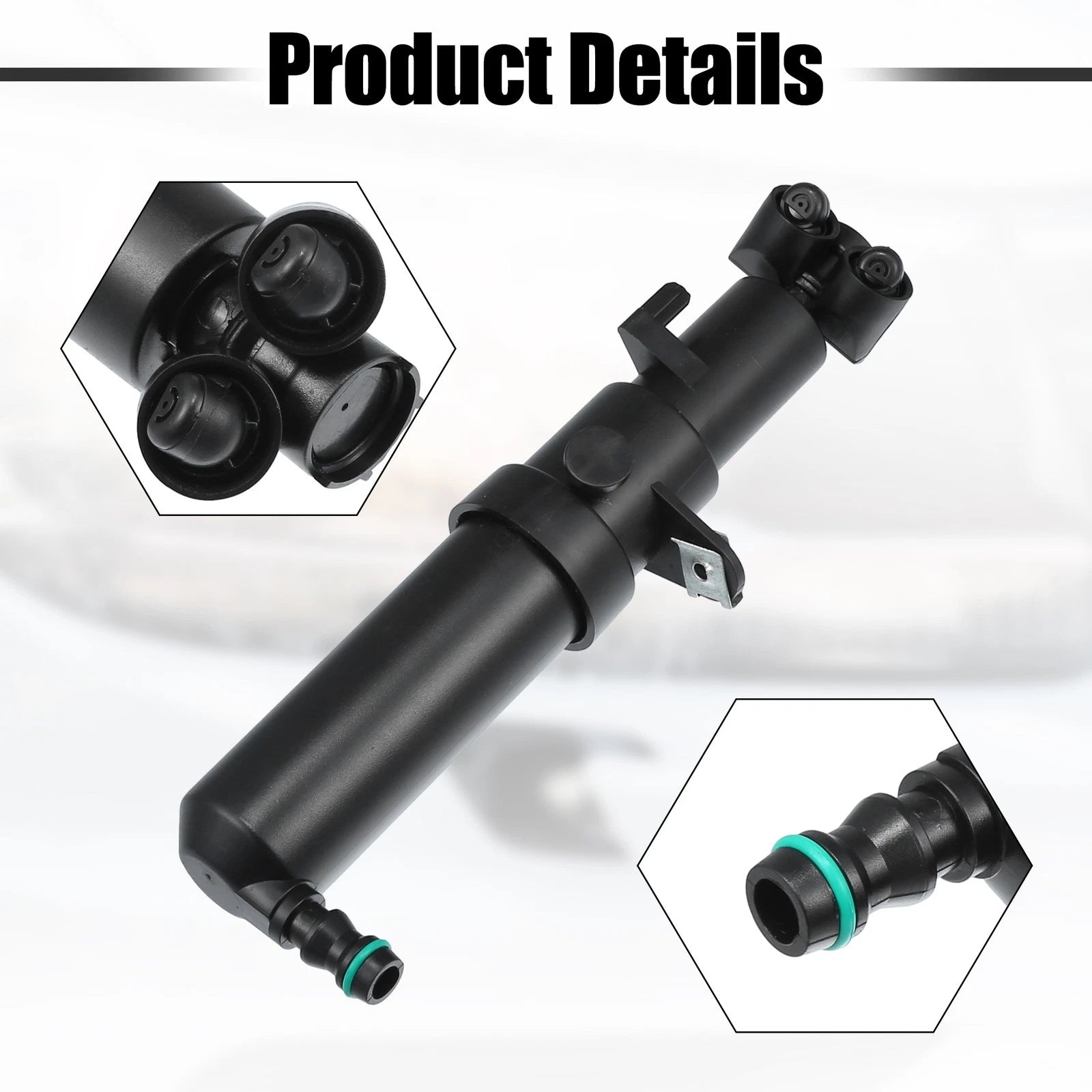 1 Pair Headlight Washer Nozzle for Mercedes-Benz CL550 CL600 (2007–2013)