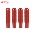 Set of 4 Aluminum Alloy Door Lock Knob Pins Red for Mercedes-Benz 