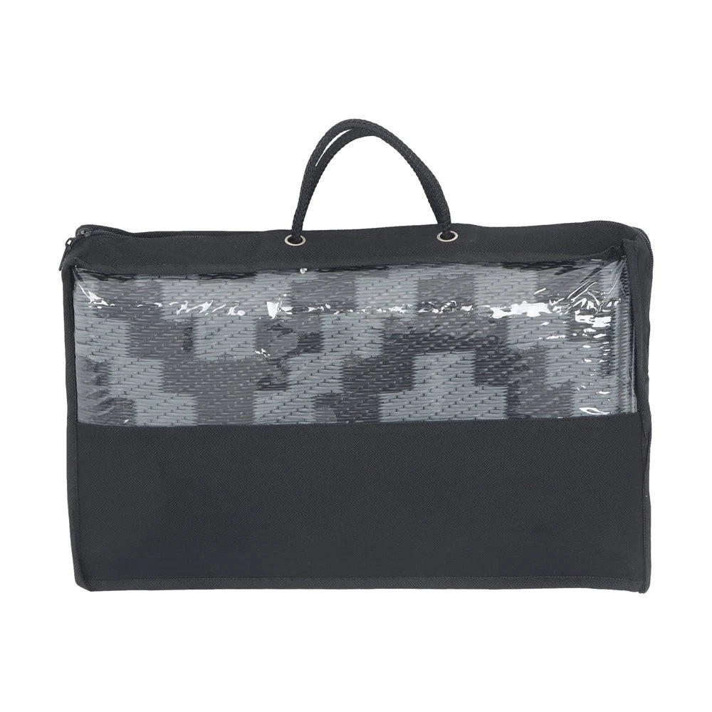 Reversible Plastic Straw Rug for Modern Area Rug 4x6 ft