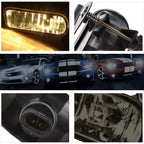Smoked Lens Bumper Fog Lights with Switch & Harness for Cadillac Escalade (2002–2006)